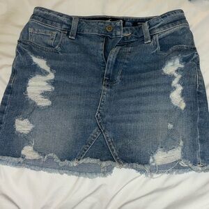 Hollister denim skirt